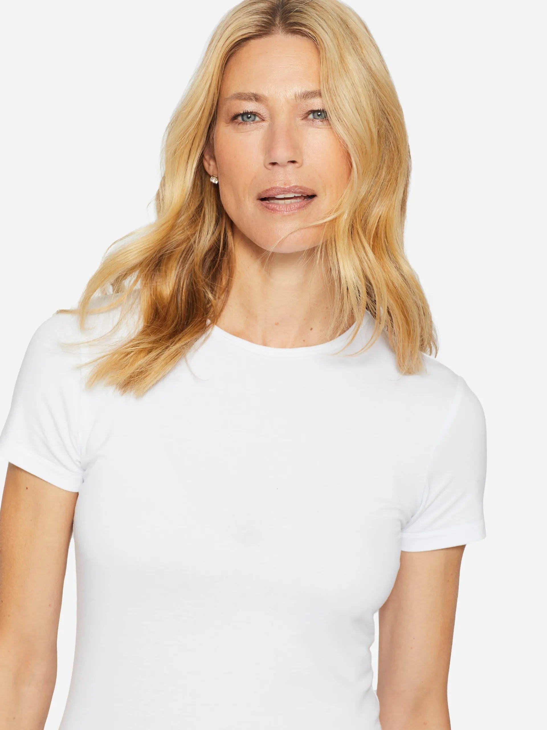 J.McLaughlin Allie Cap Sleeve Tee White Sale