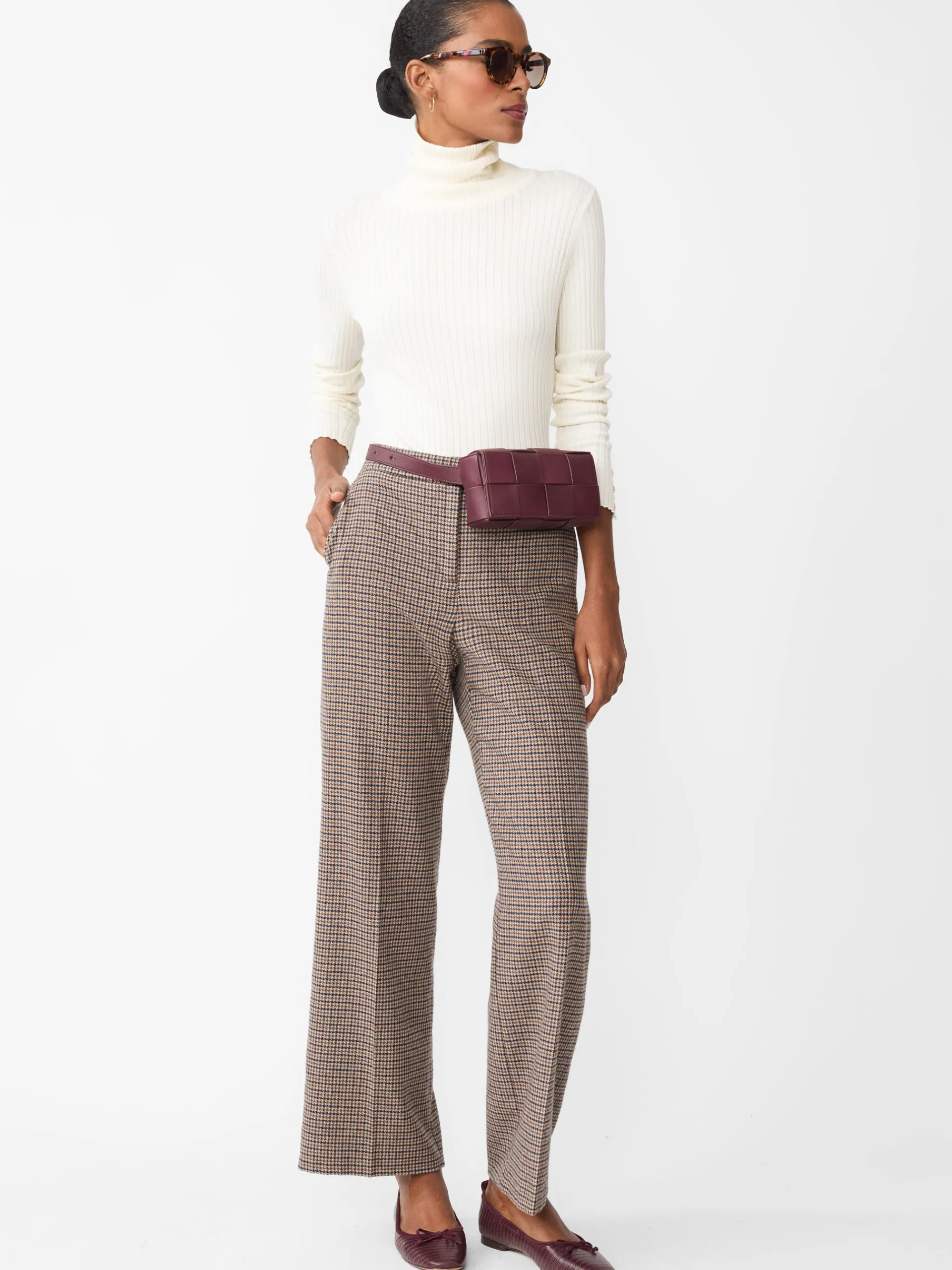 J.McLaughlin Arlette Turtleneck EgretWhite Best Sale