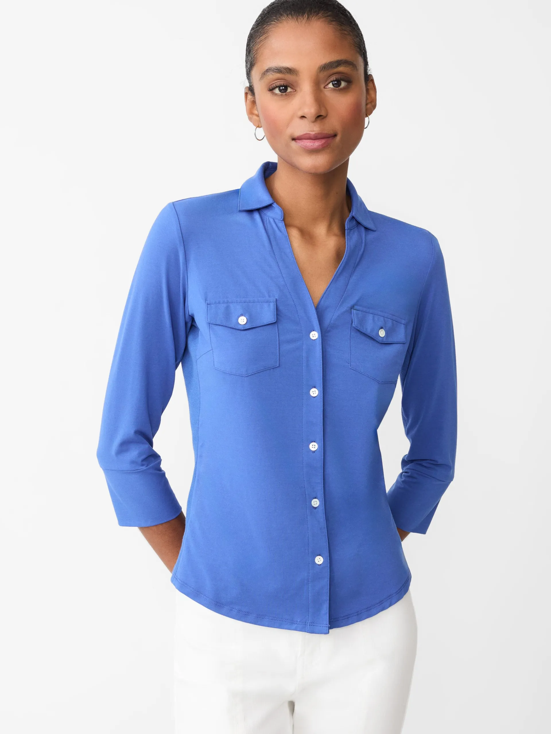 J.McLaughlin Brynn Lyford Jersey Shirt Inky Store