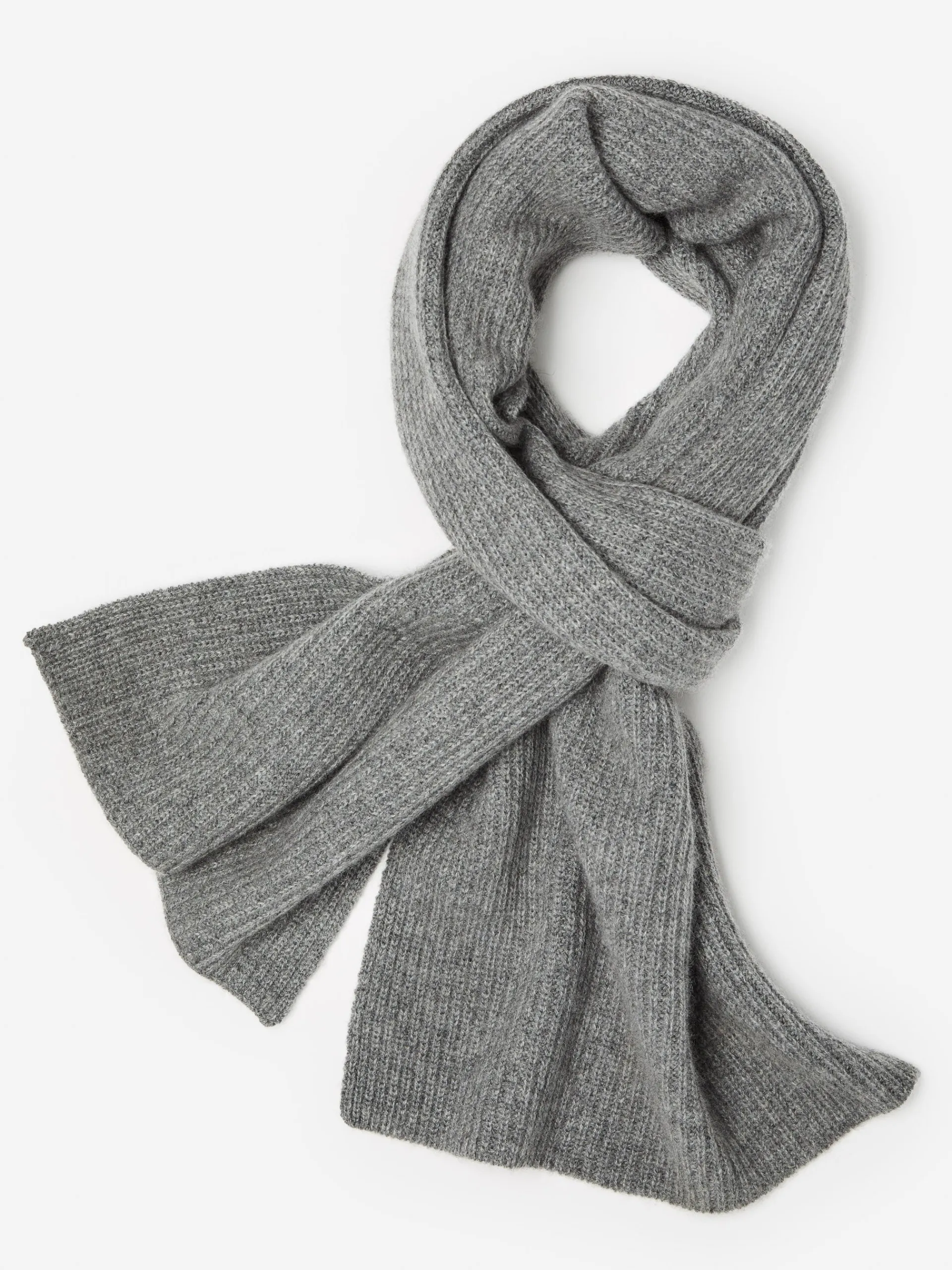 J.McLaughlin Colton Cashmere Scarf LightGrey Discount