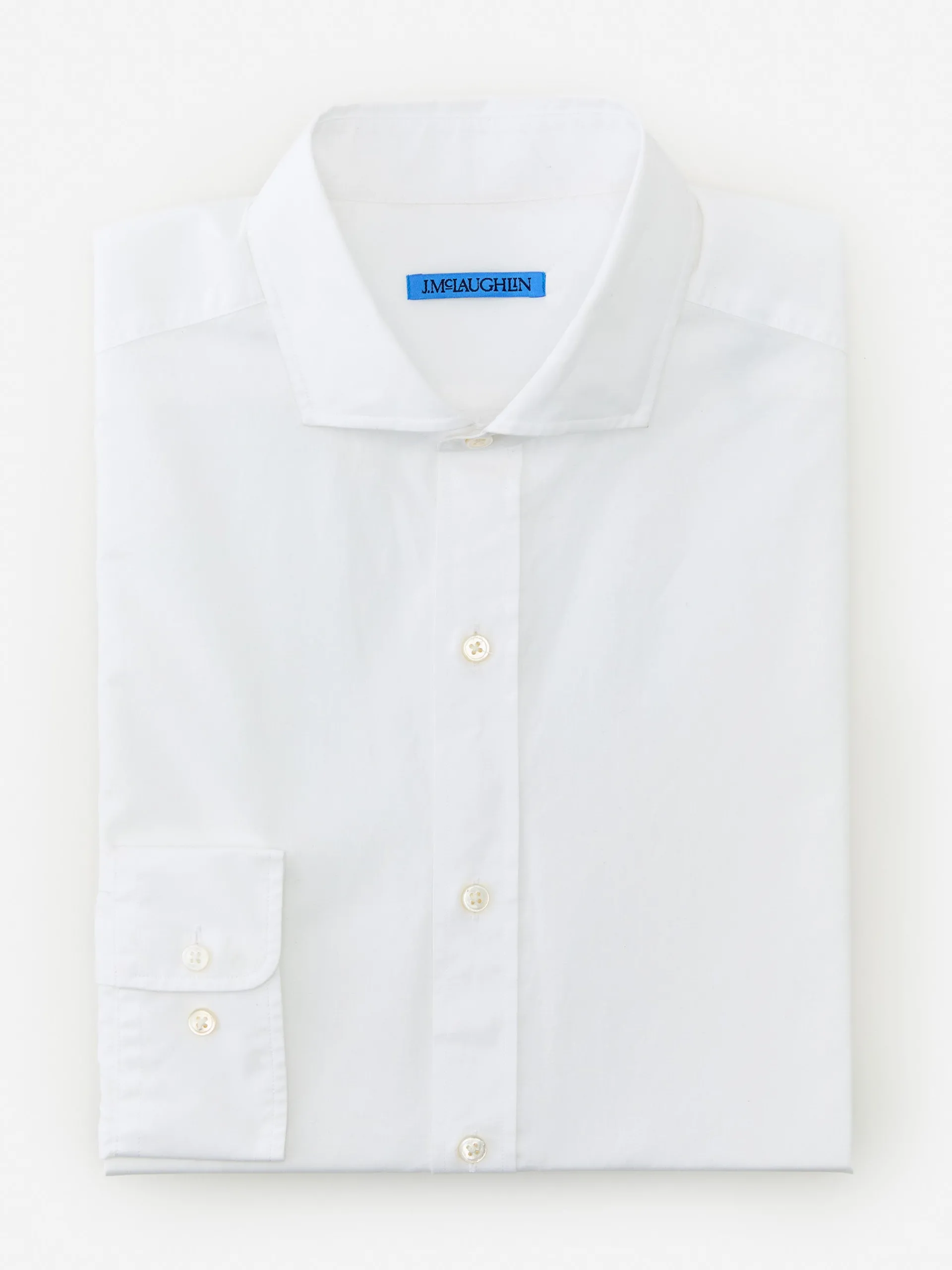 J.McLaughlin Drummond Classic Fit Shirt White New