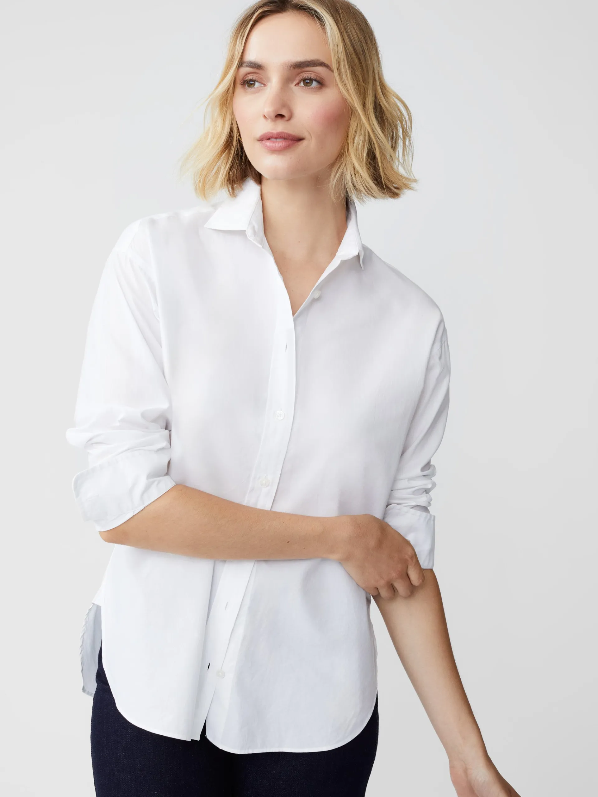 J.McLaughlin Finn Shirt White Best