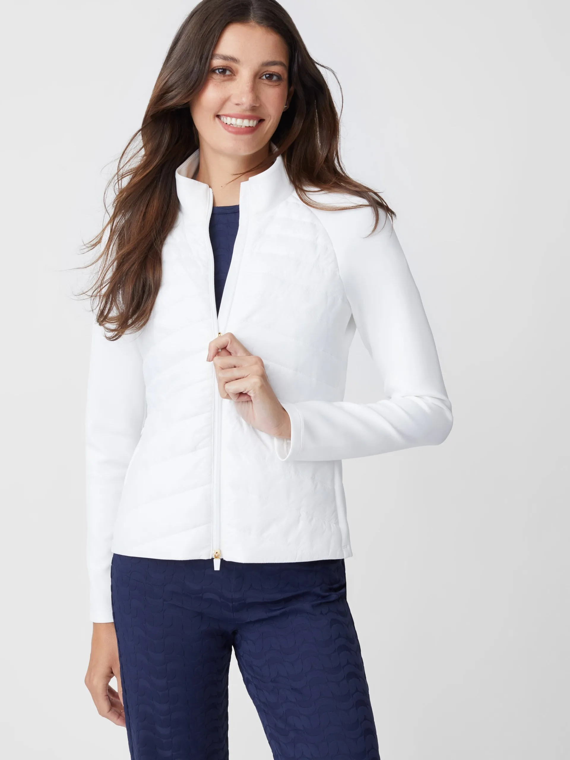 J.McLaughlin Grayer Jacket White Best