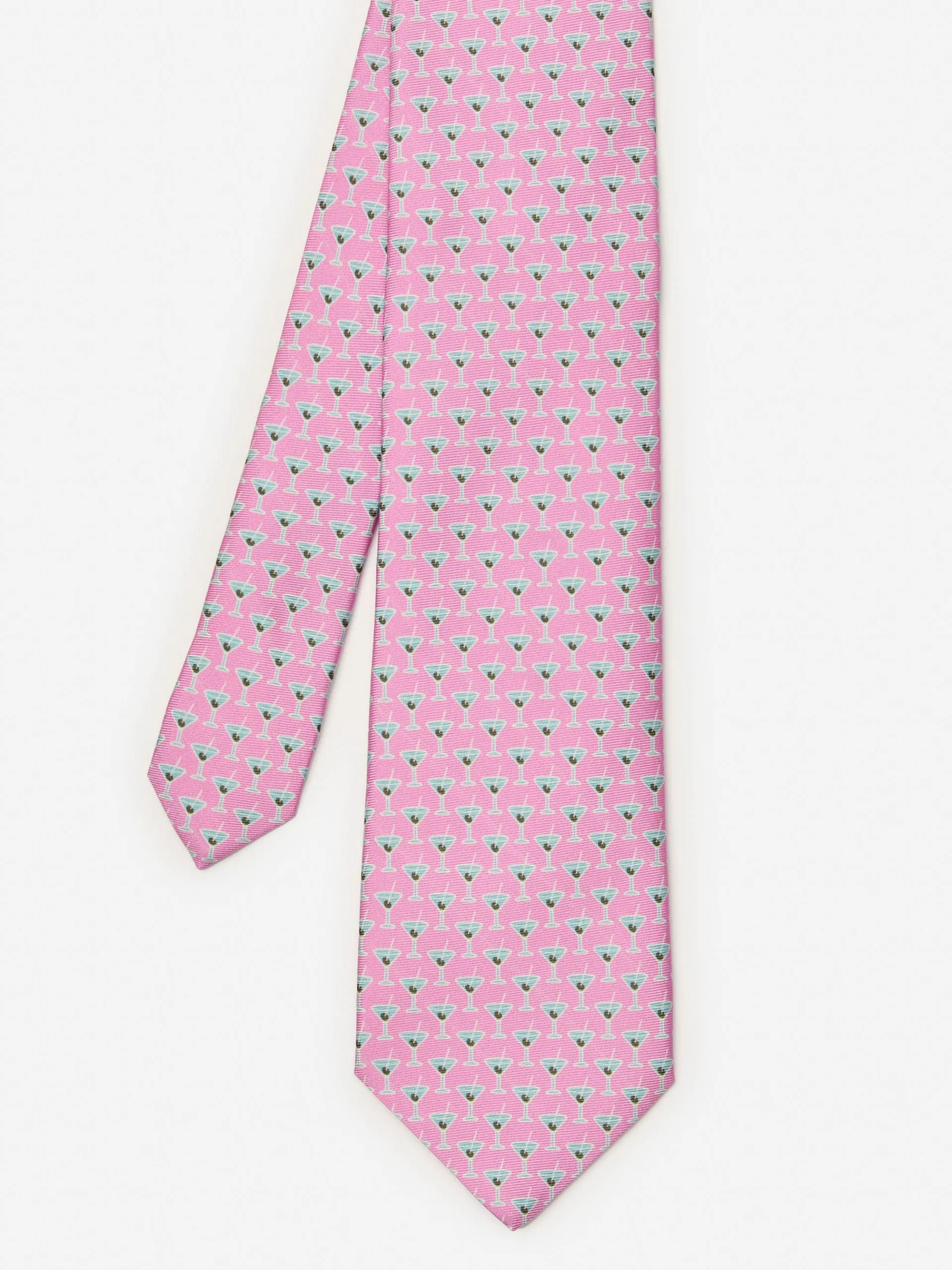 J.McLaughlin Italian Silk Tie in Martini Pink Outlet