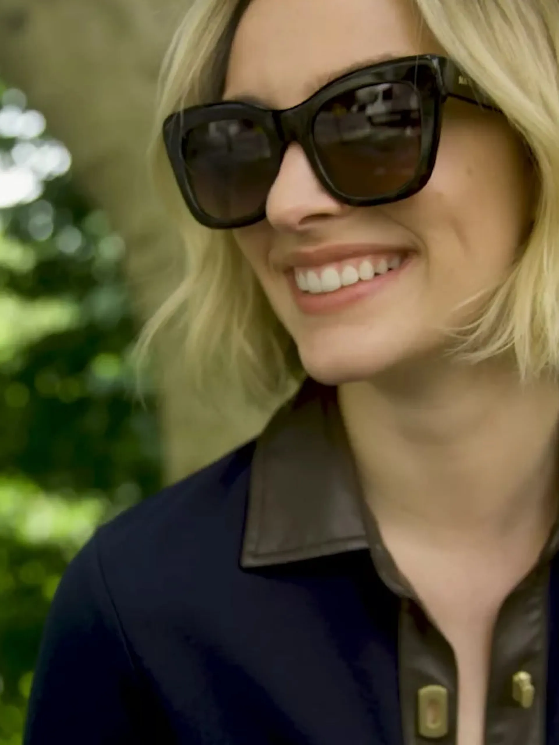 J.McLaughlin Nanette Sunglasses in Tortoise Green Shop