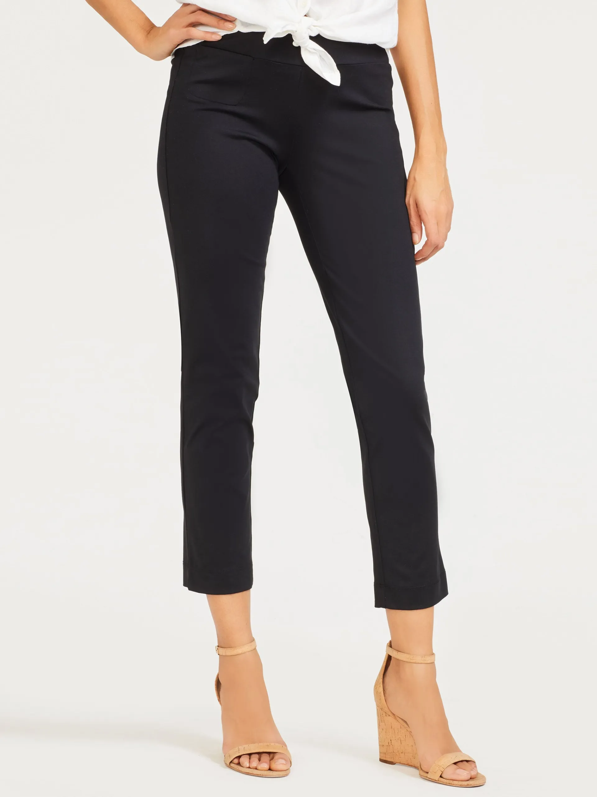 J.McLaughlin Newport Capri Pants Black Best