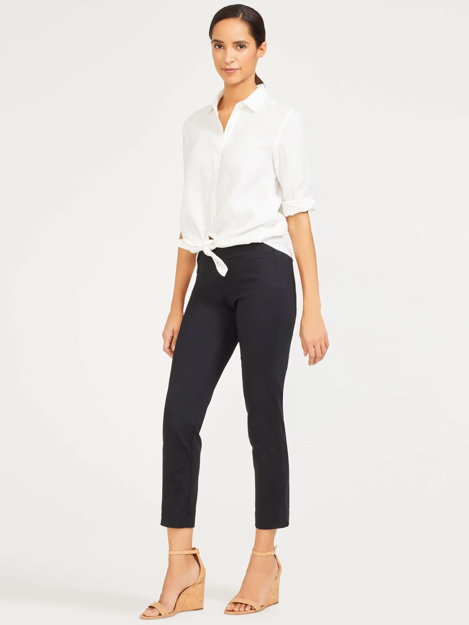 J.McLaughlin Newport Capri Pants Black Best