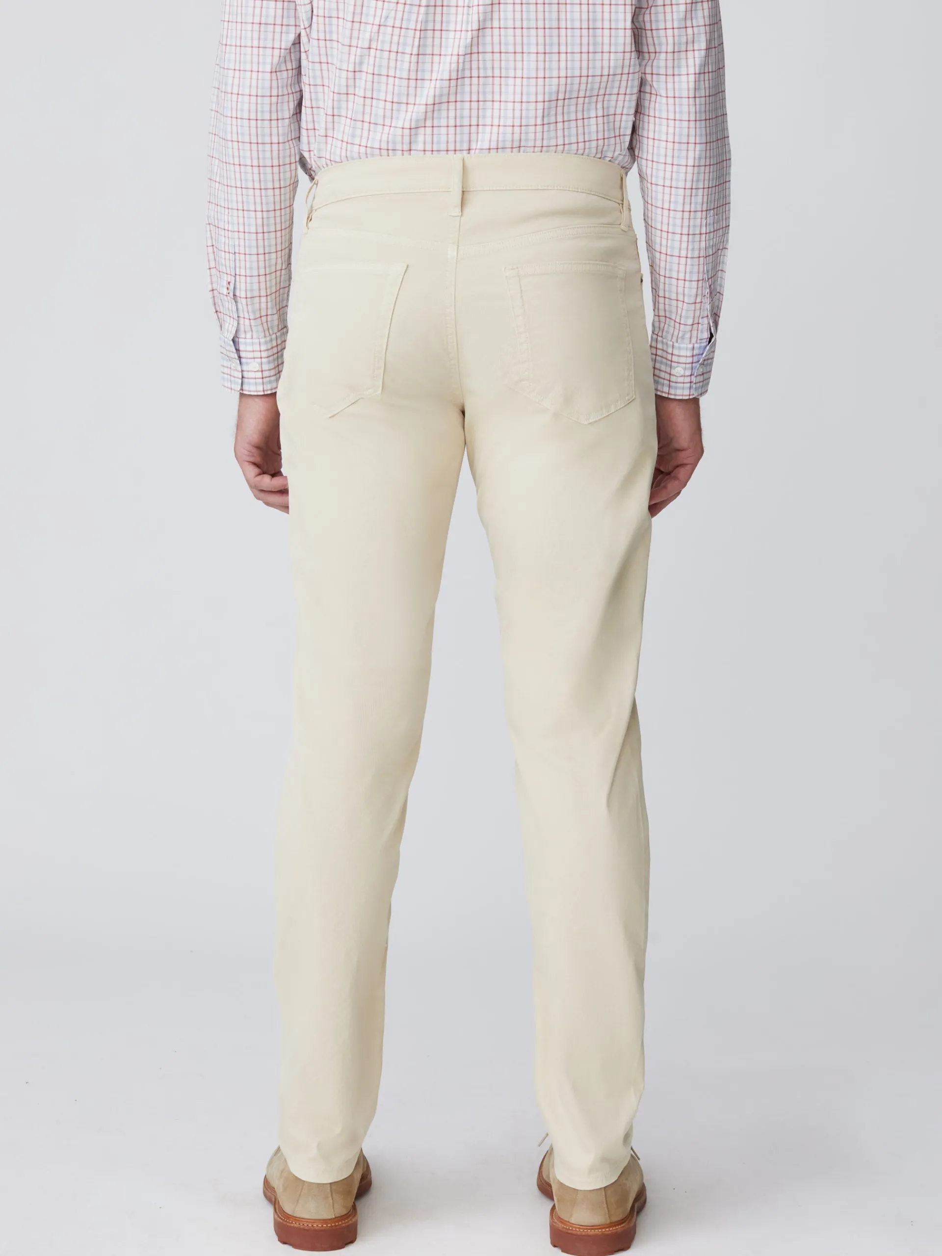 J.McLaughlin Parker 5-Pocket Straight Pants Sand Hot