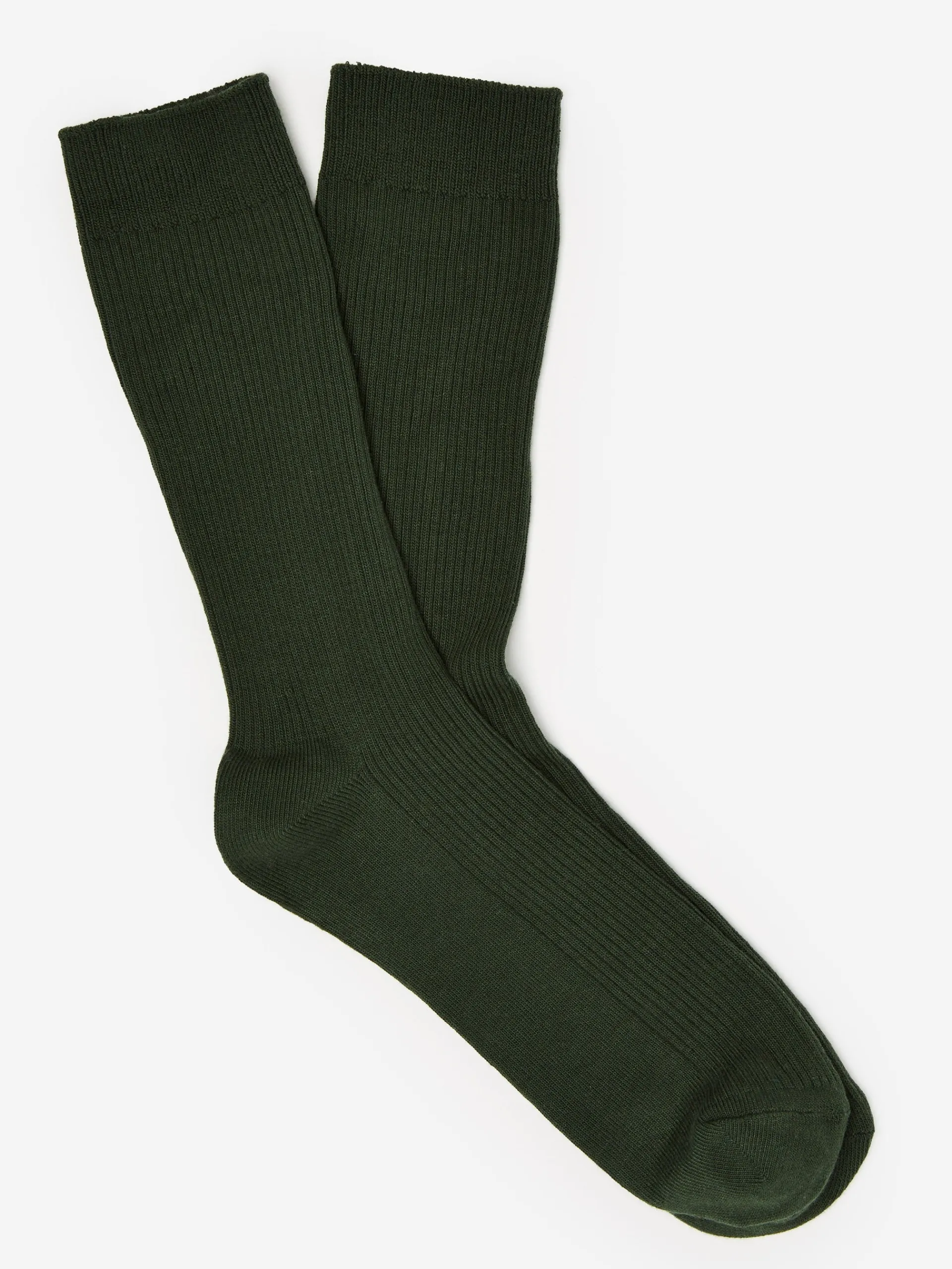 J.McLaughlin Ribbed Socks Olive Best Sale