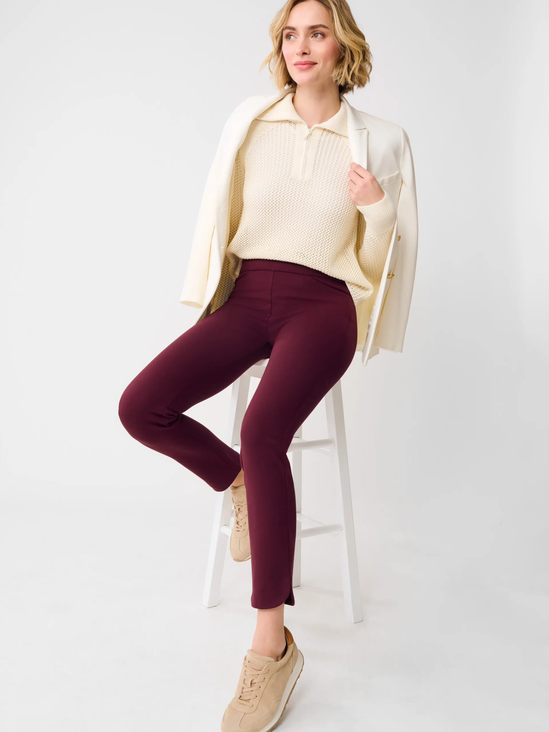 J.McLaughlin Romilly Pants Burgundy Cheap