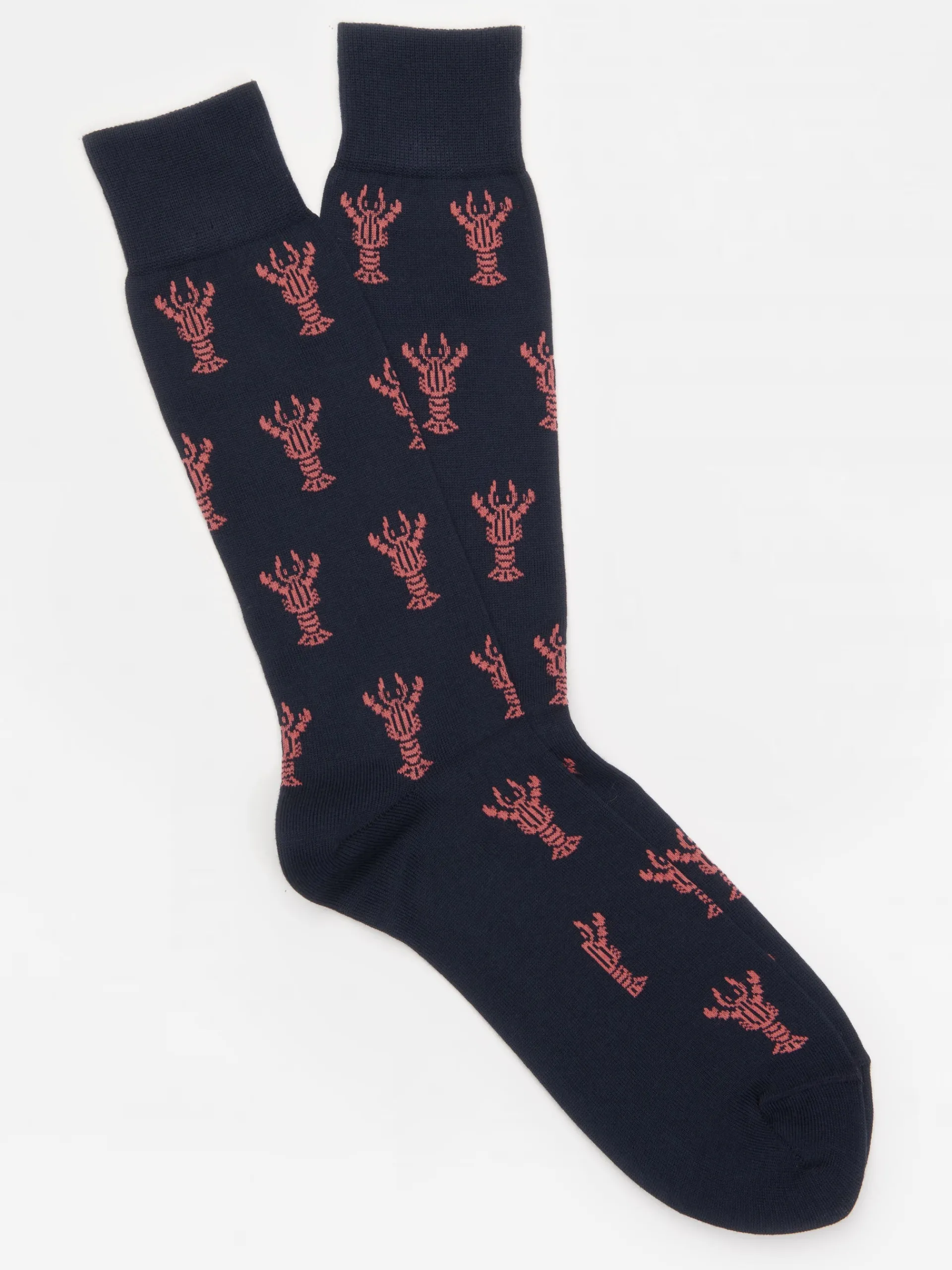 J.McLaughlin Socks in Lobster Navy Fashion