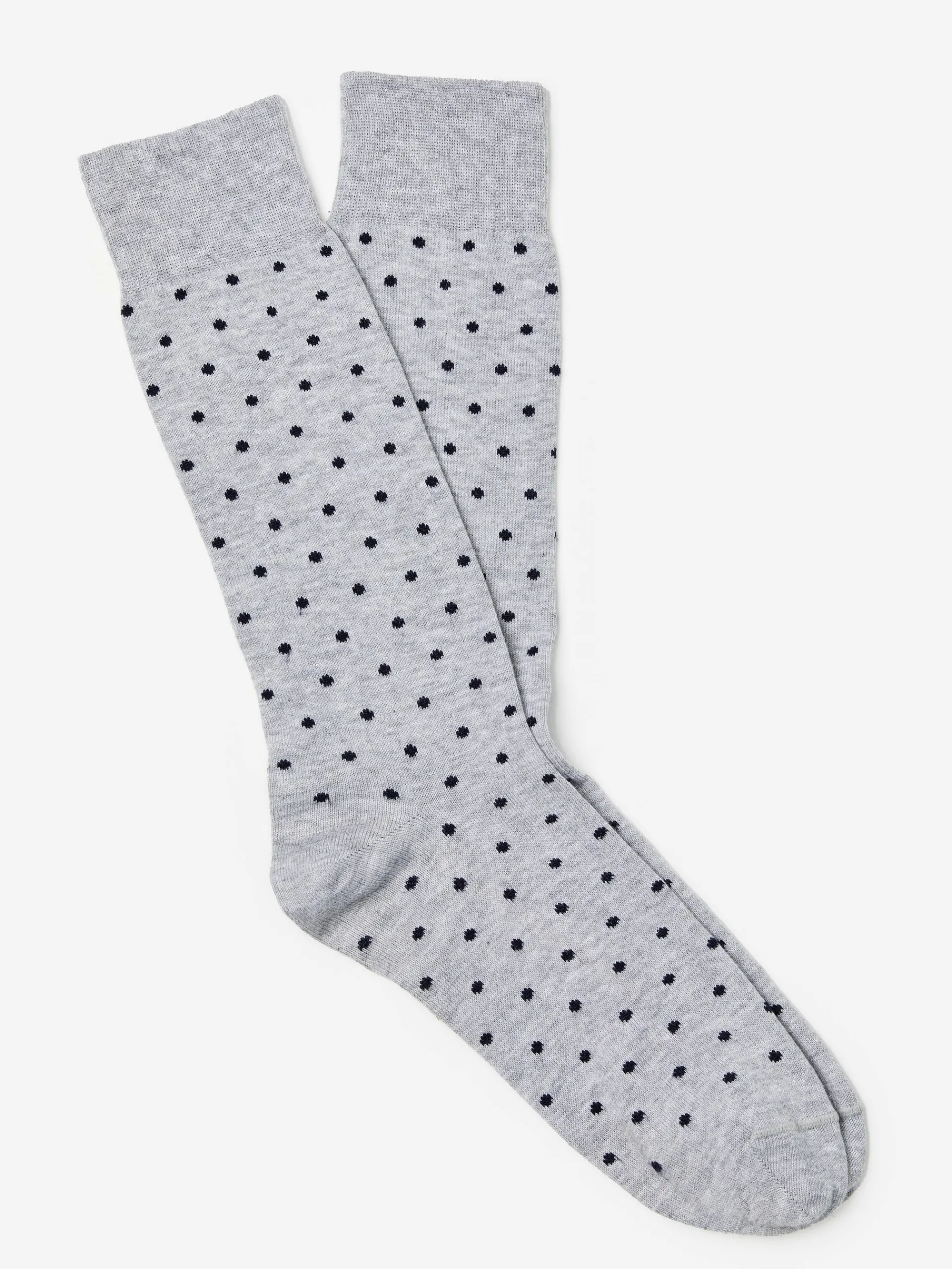 J.McLaughlin Socks in Polka Dots LightHeatherGray/Navy Sale