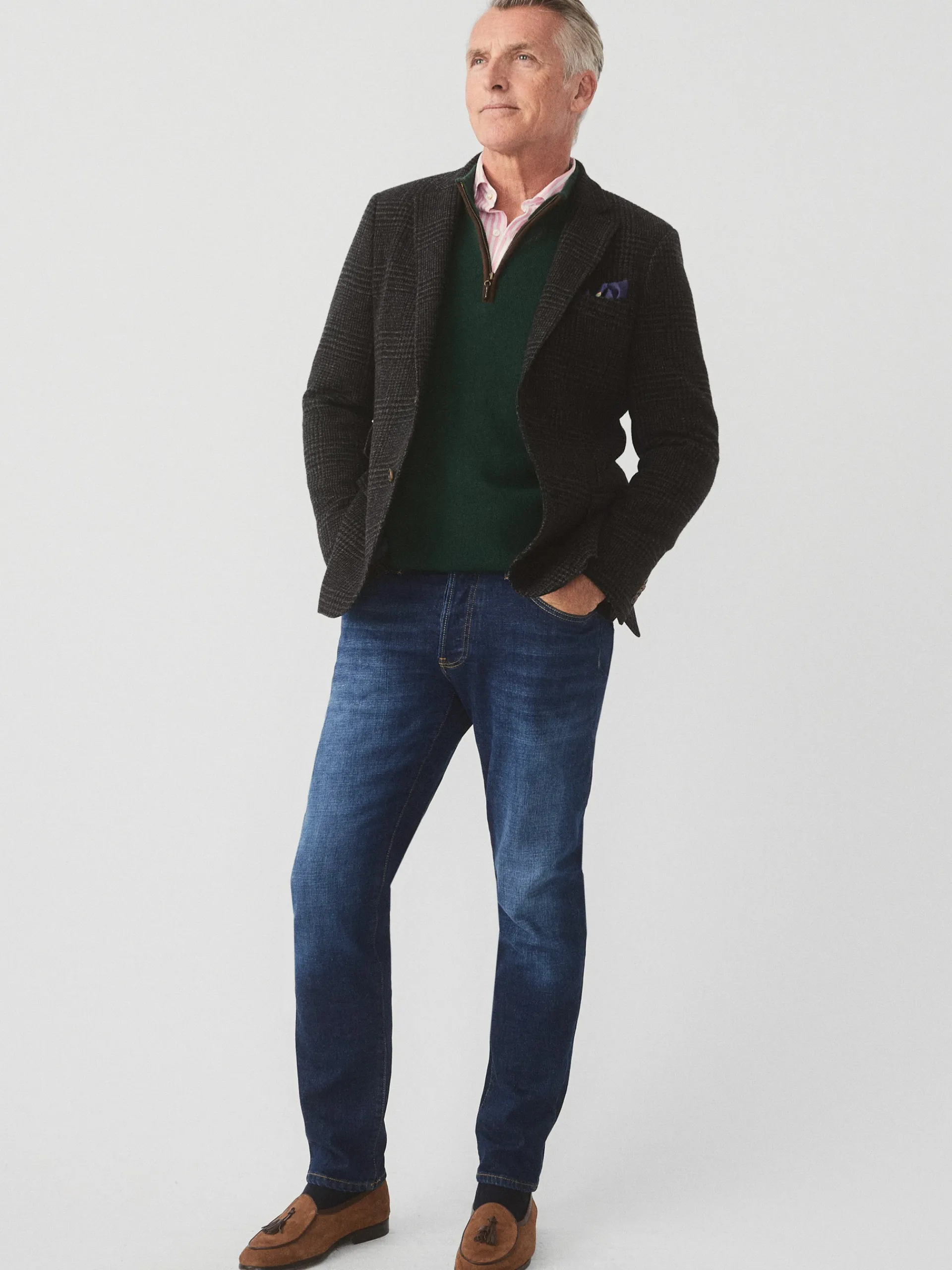 J.McLaughlin Tate Cashmere Sweater BottleGreen Flash Sale