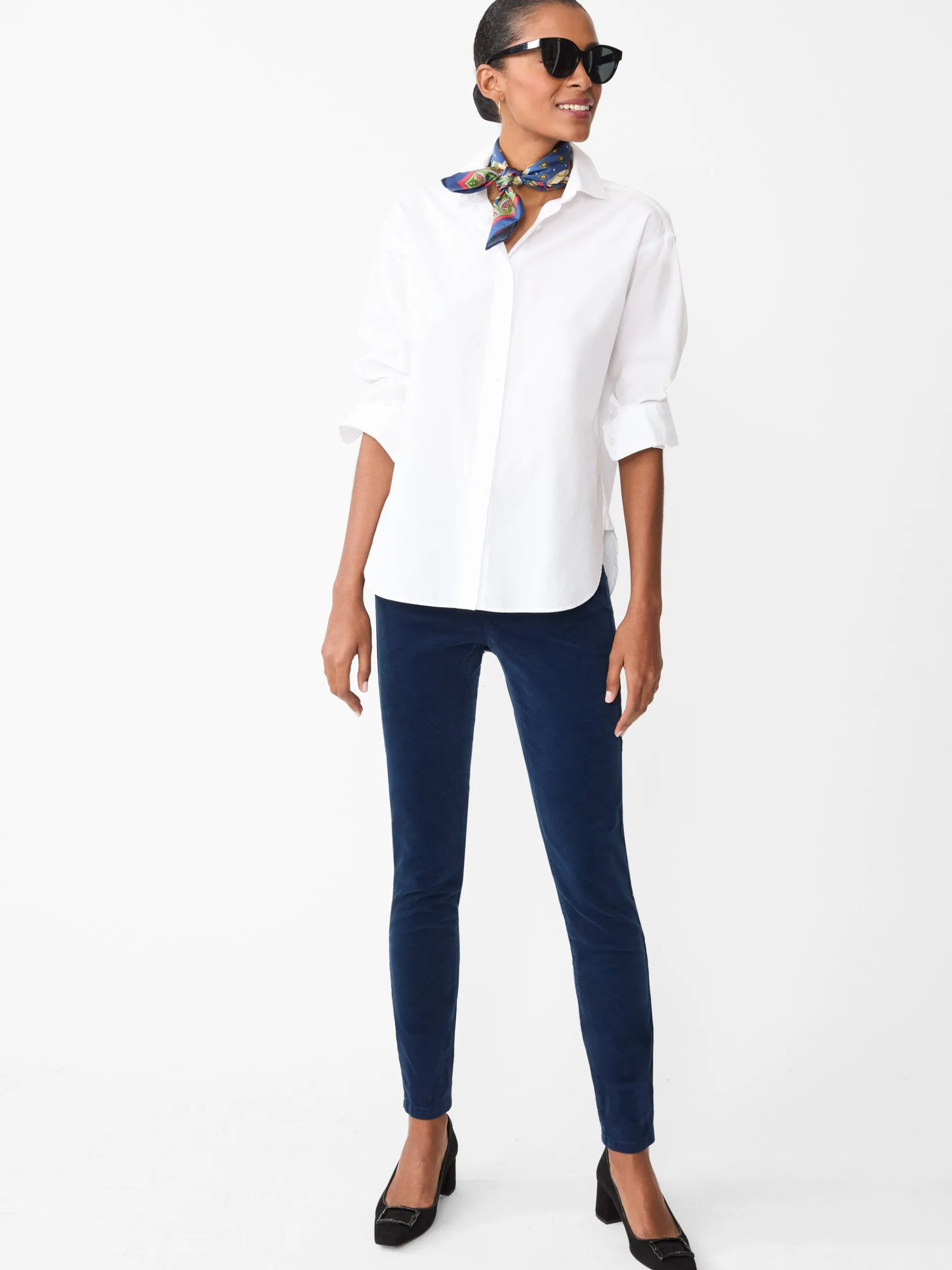 J.McLaughlin Watson Velvet Jeans DeepSapphire Online