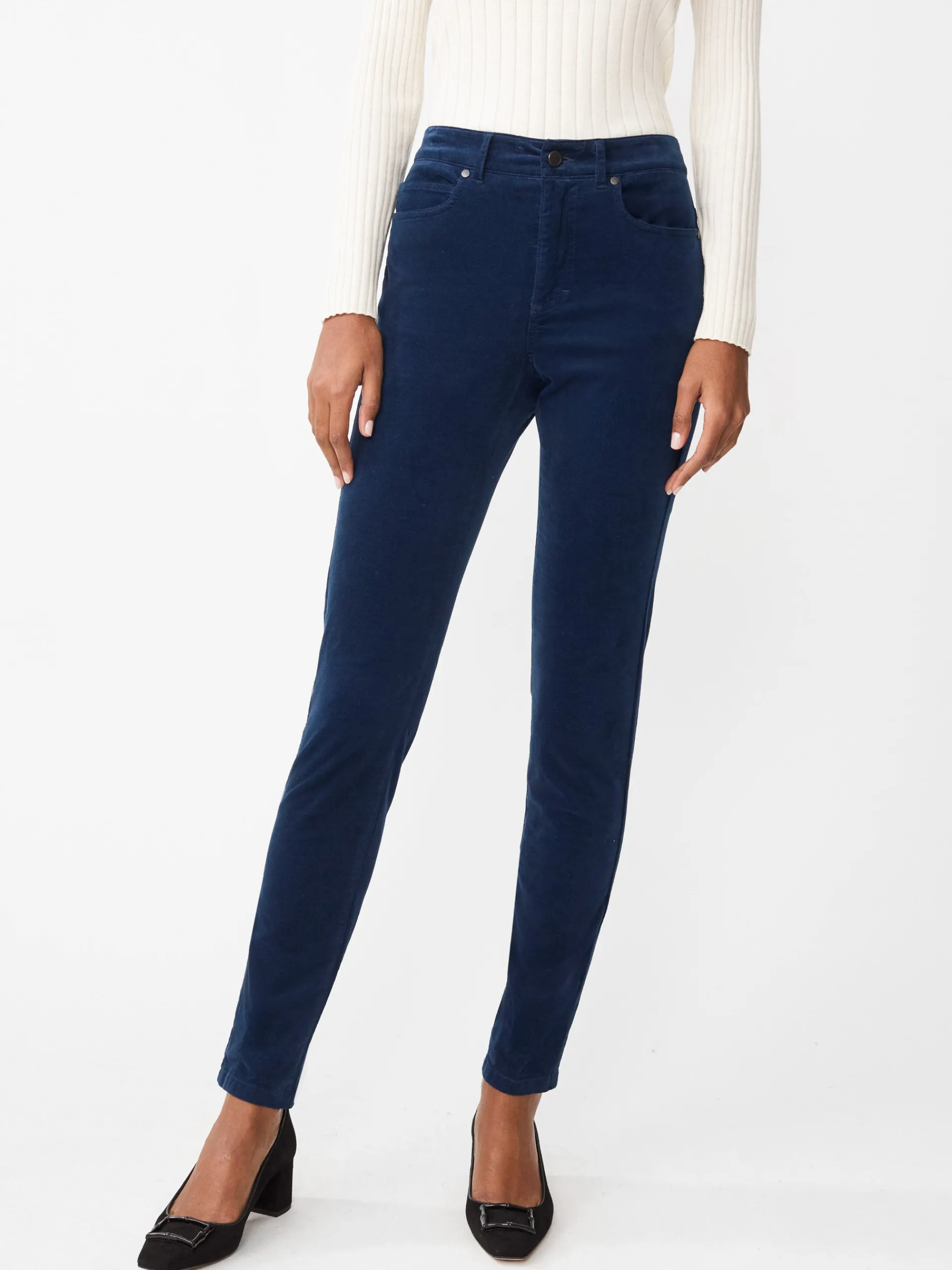 J.McLaughlin Watson Velvet Jeans DeepSapphire Online