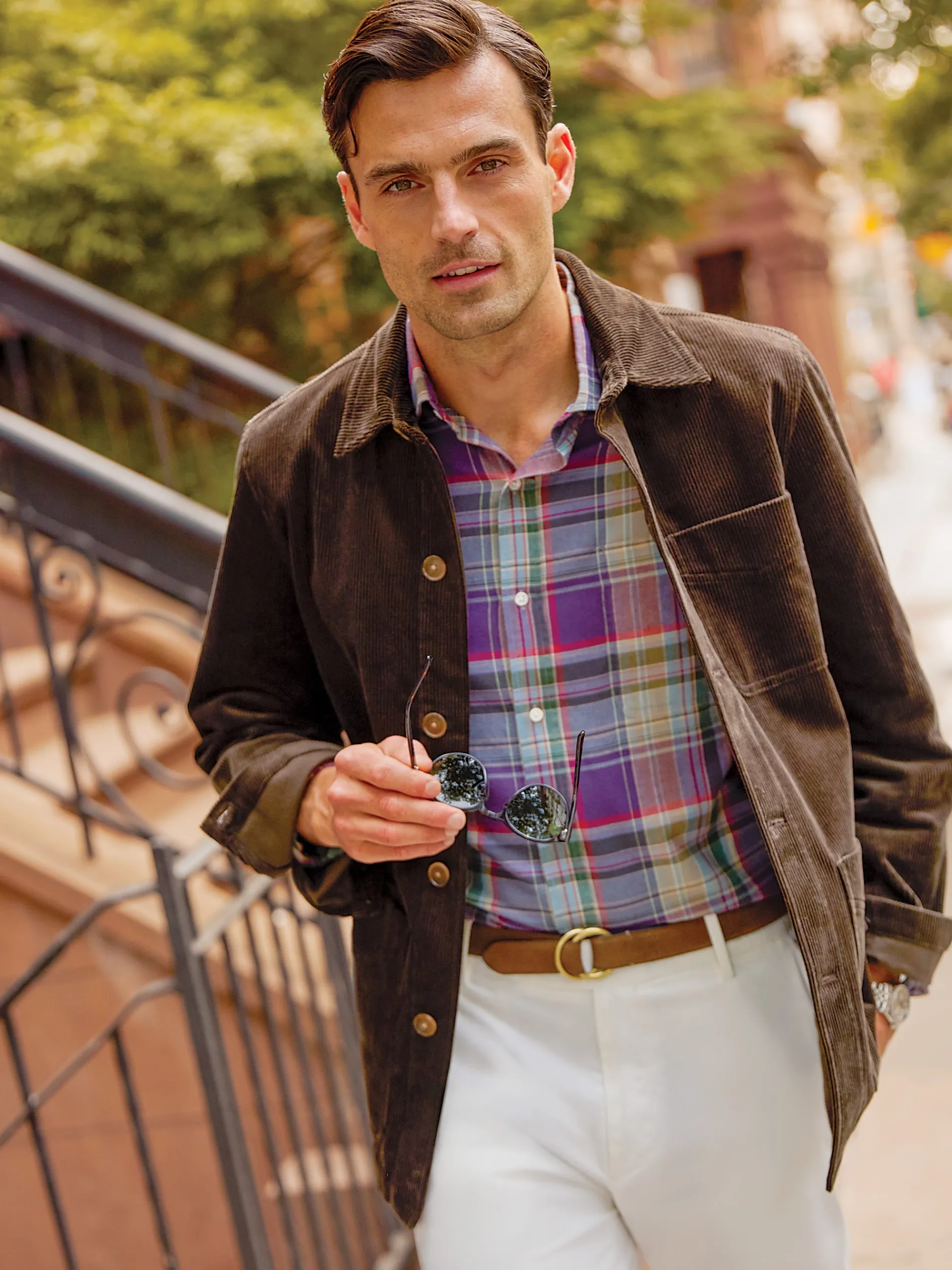 J.McLaughlin Weekender Corduroy Jacket Brown Cheap