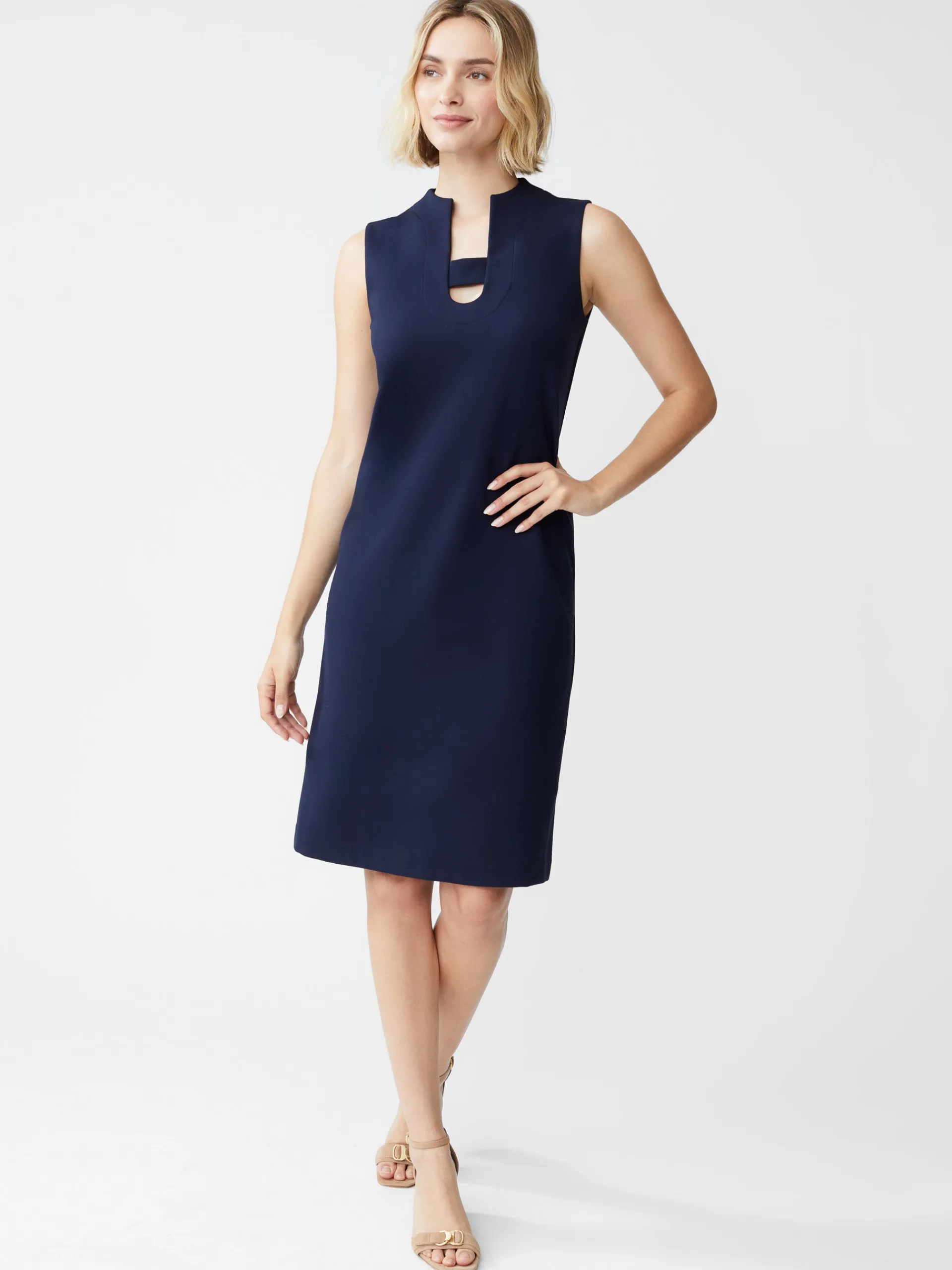 J.McLaughlin Zanna Dress WinterNavy Best Sale